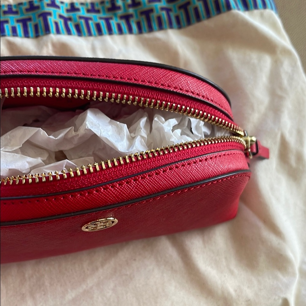 Tory Burch Red Leather Women's Bag - Picture 8 of 9
